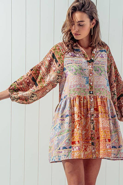 SUN-DRENCHED SHIRT DRESS