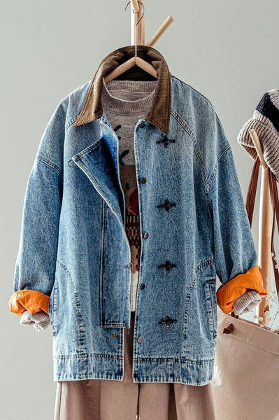 Heavy Handed Denim Jacket : DENIM