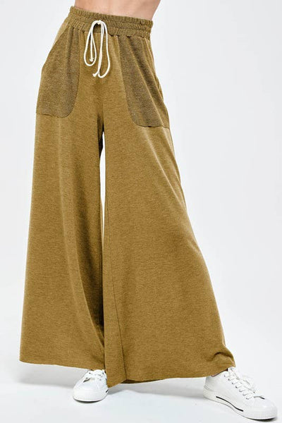 Soft Comfortable High Waisted Long Wide Pants