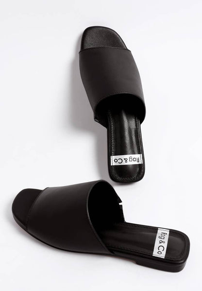Shanon Everyday Slip-On Flats: Black