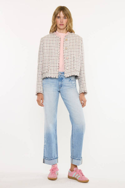LOW RISE LOOSE STRAIGHT-KC20141L: LIGHT