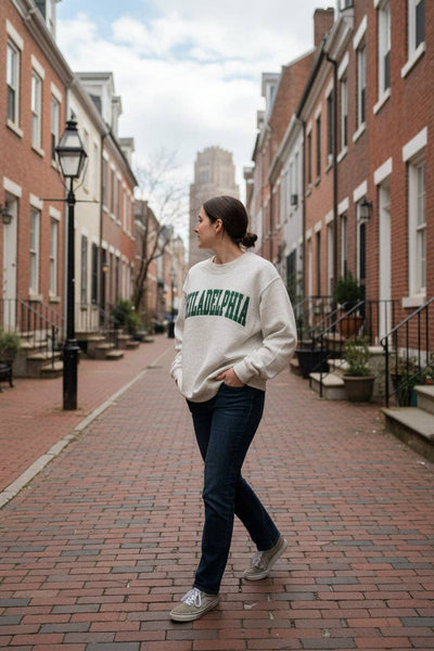 Philadelphia Applique Fleece Sweatshirt