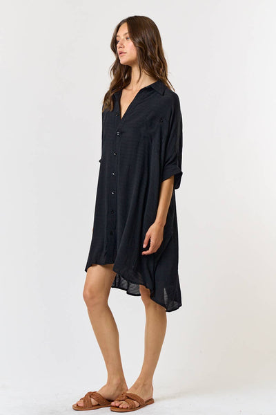 Button down shirt dress