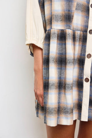 The blues flannel dress