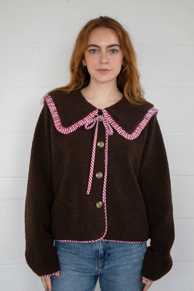 Thea Jacket: Chocolate