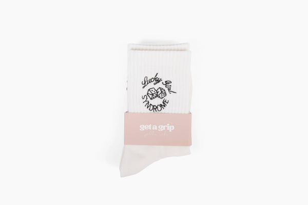 Lucky Girl Syndrome Grippy Sock