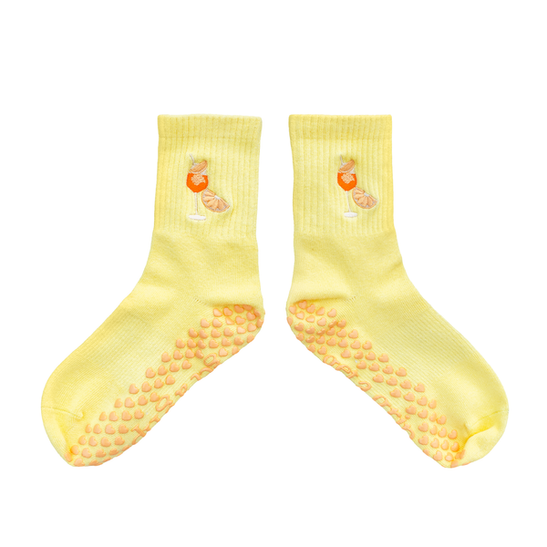 Aperol Glow Grippy Socks