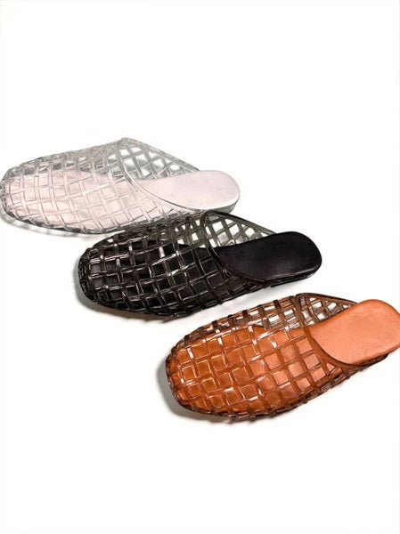 WOVEN JELLYS: Brown