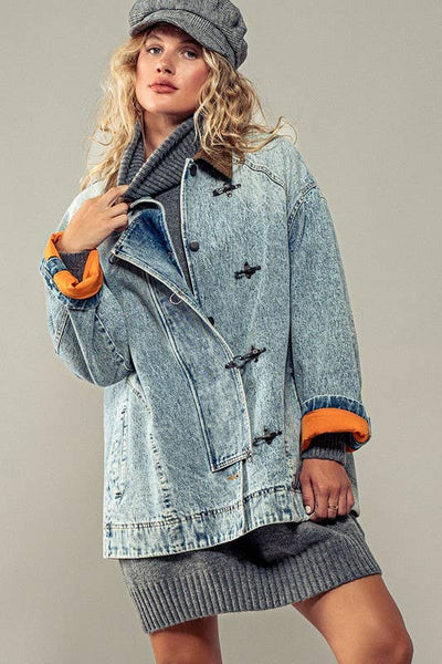 Heavy Handed Denim Jacket : DENIM