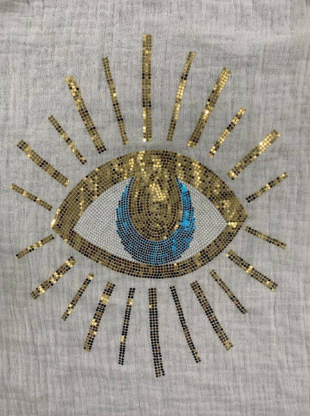 Evil Eye Sequin shirt