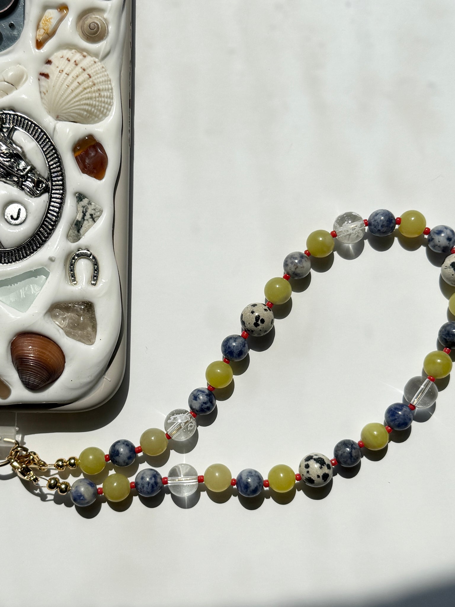 Lucia Beaded Phone Wristlet