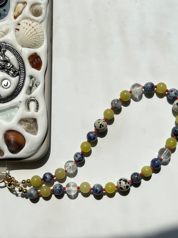 Lucia Beaded Phone Wristlet