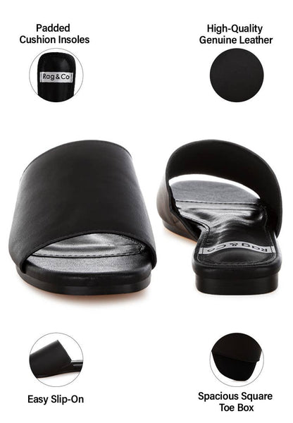 Shanon Everyday Slip-On Flats: Black