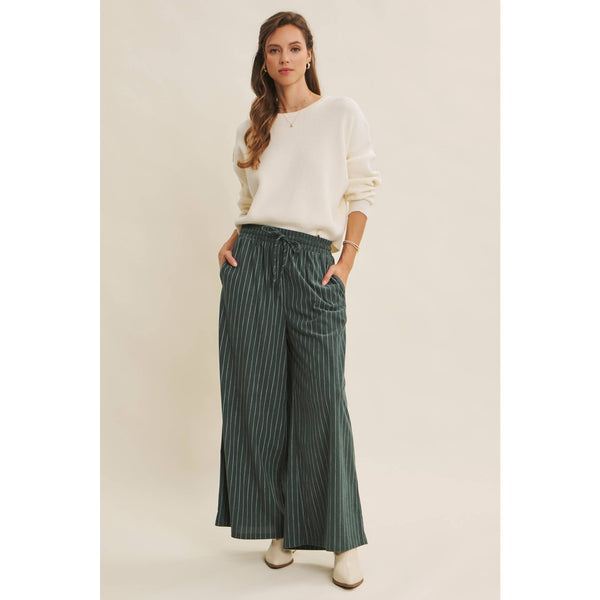 DOLMAN SLEEVE SWEATER WITH SATIN BACK TIE: CREAM