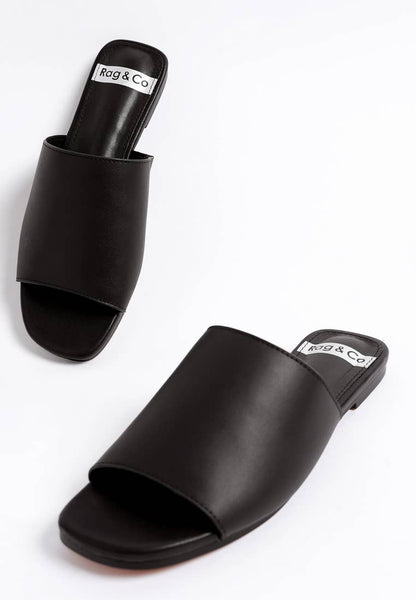 Shanon Everyday Slip-On Flats: Black