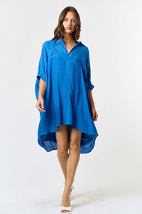 Button down shirt dress