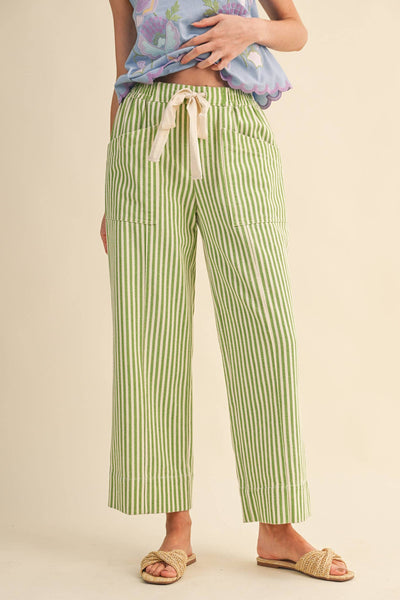 Natural sage pant