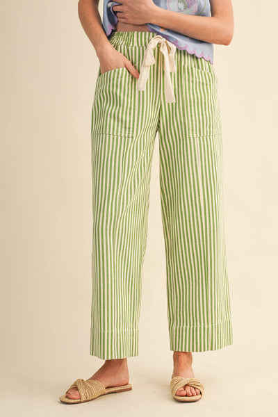 Natural sage pant