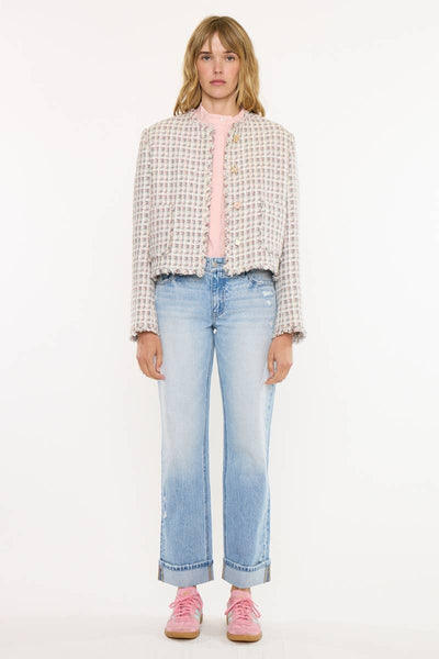 LOW RISE LOOSE STRAIGHT-KC20141L: LIGHT