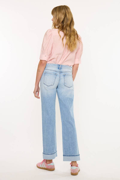 LOW RISE LOOSE STRAIGHT-KC20141L: LIGHT