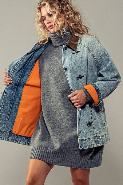 Heavy Handed Denim Jacket : DENIM