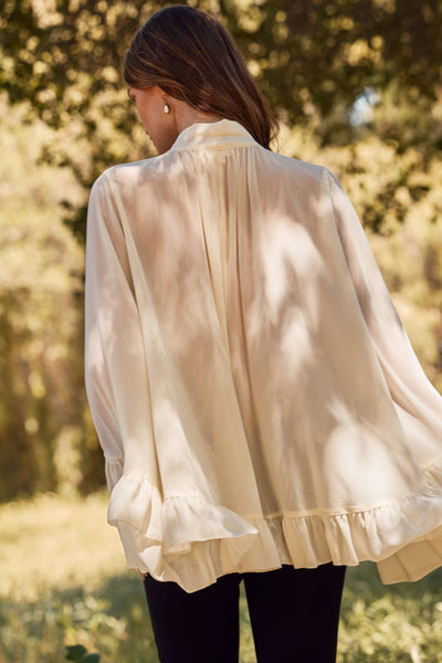 Ruffled Chiffon Blouse