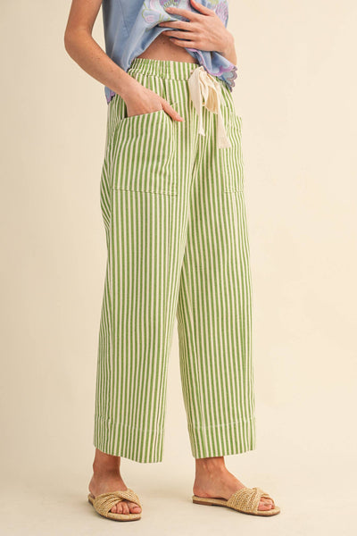Natural sage pant