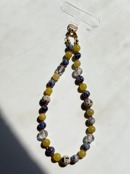 Lucia Beaded Phone Wristlet