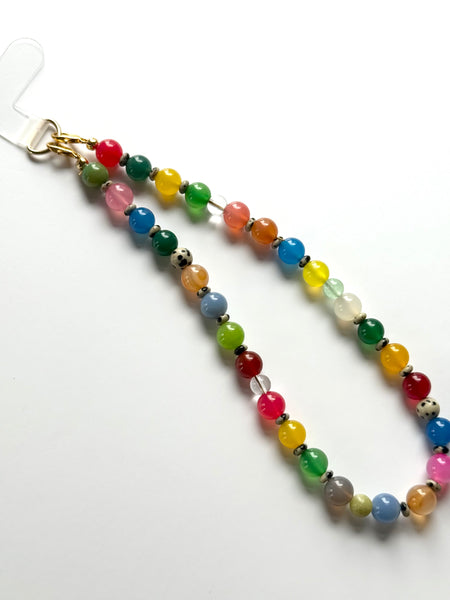 Carnival Beaded Phone Wristlet