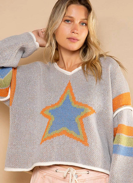 Pol star sweater in grey