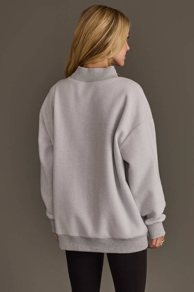 Gray Game Day & Sunday Funday Reversible Sweatshirt