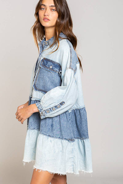 Denim dress by pol