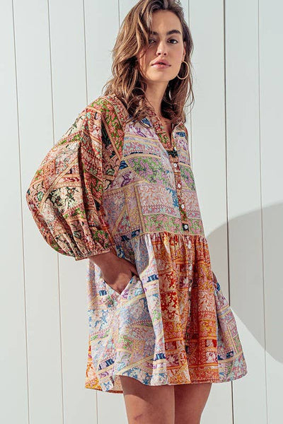 SUN-DRENCHED SHIRT DRESS