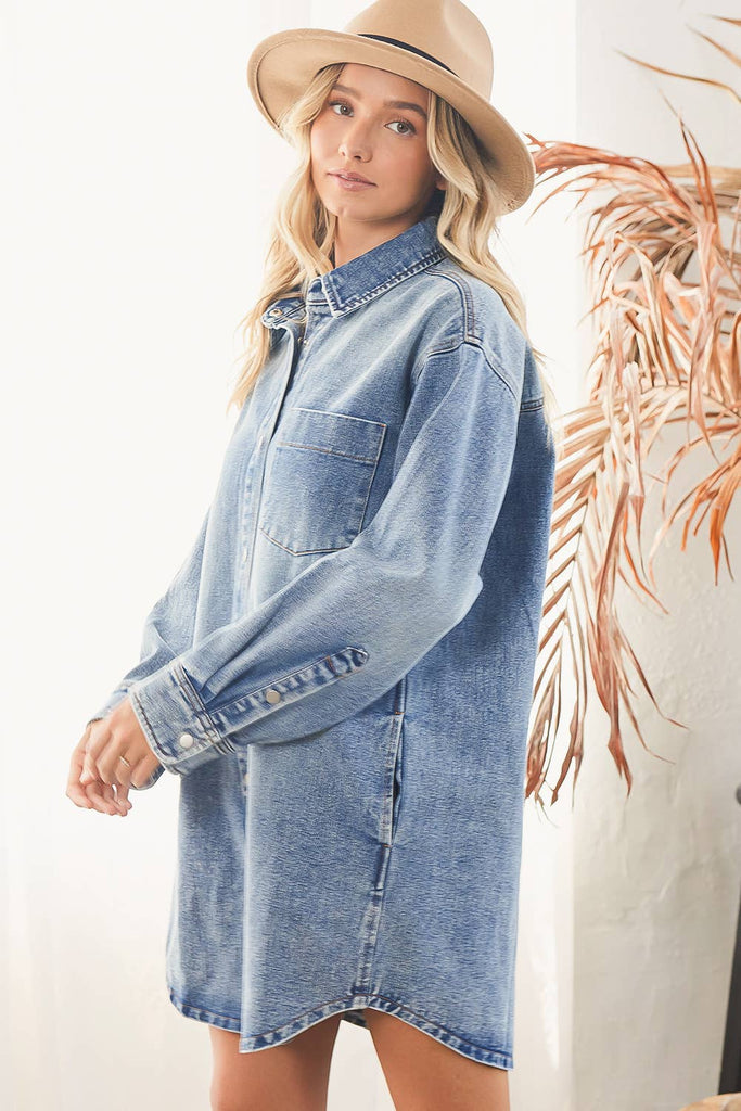 bluivy denim dress M