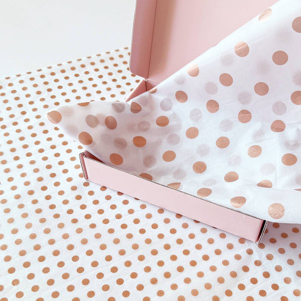 150pc, 28x20" Polka Dots 17g Wrapping Tissue Paper Sheets: Silver / Large Dot