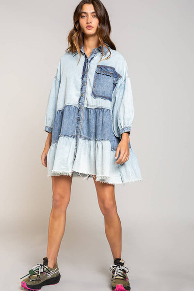 Denim dress by pol