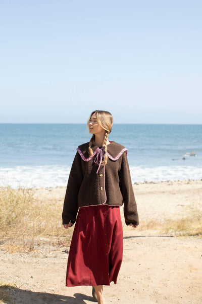 Thea Jacket: Chocolate