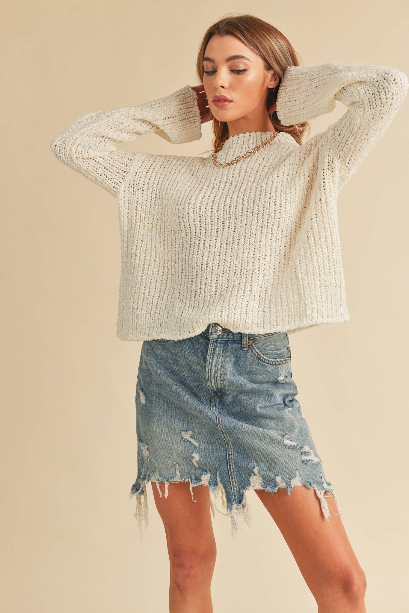 Irma Sweater White