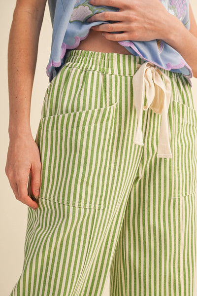 Natural sage pant