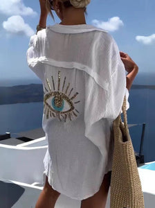 Evil Eye Sequin shirt
