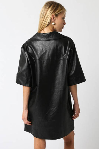 Maci Pu Dress: Black