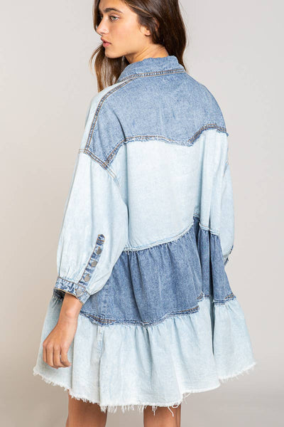 Denim dress by pol