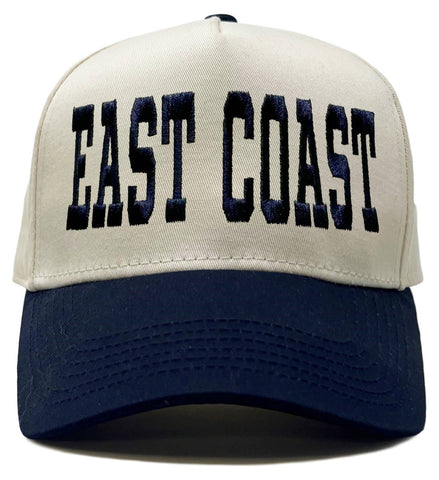 Two Tone Cap - East Coast (Navy/Beige