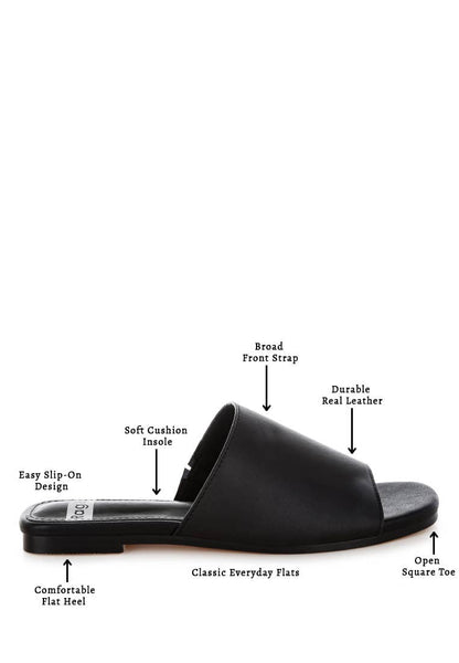 Shanon Everyday Slip-On Flats: Black