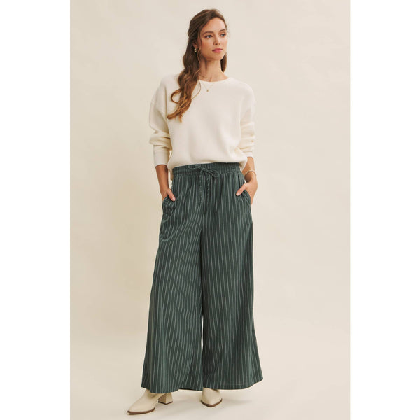 DOLMAN SLEEVE SWEATER WITH SATIN BACK TIE: CREAM