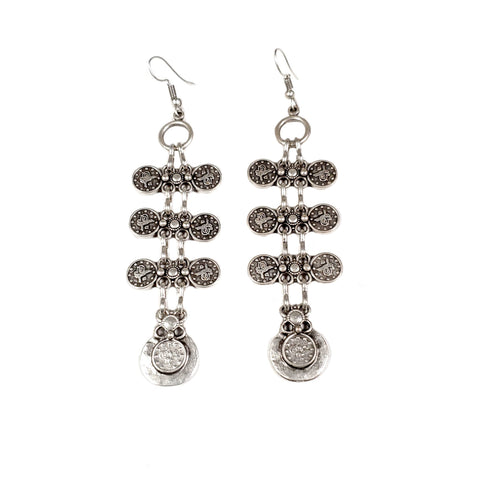 Item # ALL-3123 - Pewter Earrings
