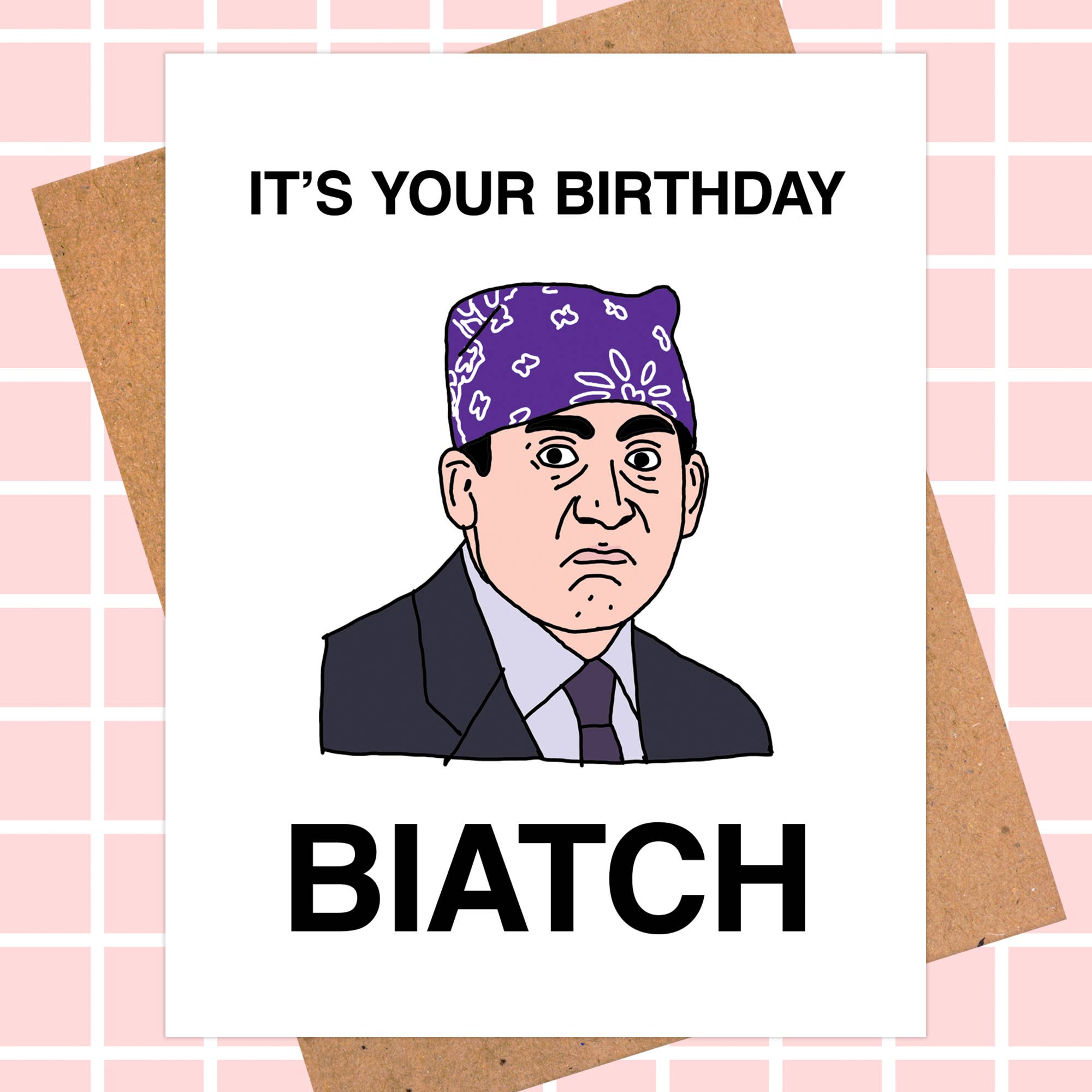 Prison Mike From The Office Card | Pop Culture Card