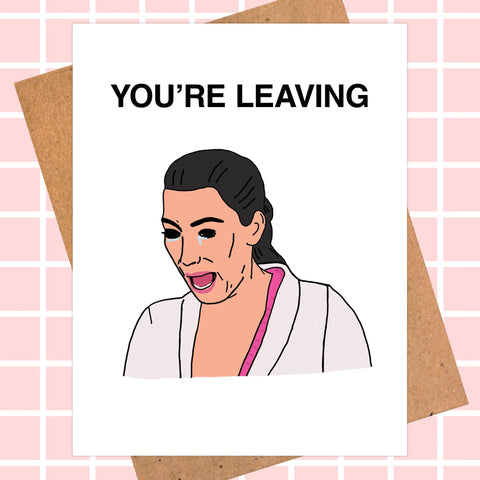Kim Kardashian Farewell Card | Pop Culture Card