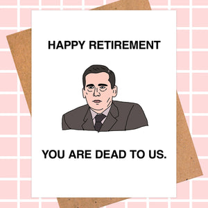 The Office Funny Retirement Coworker Leaving Card