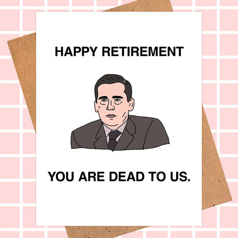 The Office Funny Retirement Coworker Leaving Card